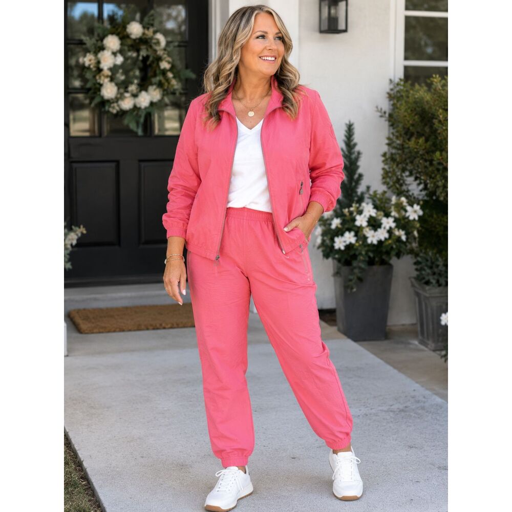 Vintage 90s Kaelin 1X Track Suit Jacket Pants Set NWT